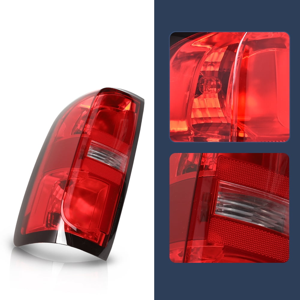 PIT66 Tail Lights w/Bulbs Left and Right Fit for Chevy Colorado 2015-2022 Fit for 4-Door Crew Cab and 4-Door Extended Cab Only