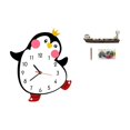 thumbnail image 1 of Reloj de pared,Reloj de pared silencioso y decorativo que no hace tictac,Reloj de pared silencioso de pingüino pequeño Reloj de madera,Porta incienso,Figura de escritorio con quemador de, 1 of 8