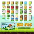 thumbnail image 3 of Juego de bloques de construcción magnéticos Fitrobust con 200 cubos para niños de 3 años o más, 3 of 7
