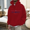 thumbnail image 2 of VBARHMQRT Football Sweatshirt Men's Fashion Casual Part 3D Print Long Sleeve Drawstring Hooded Sweater Tops, 2 of 4