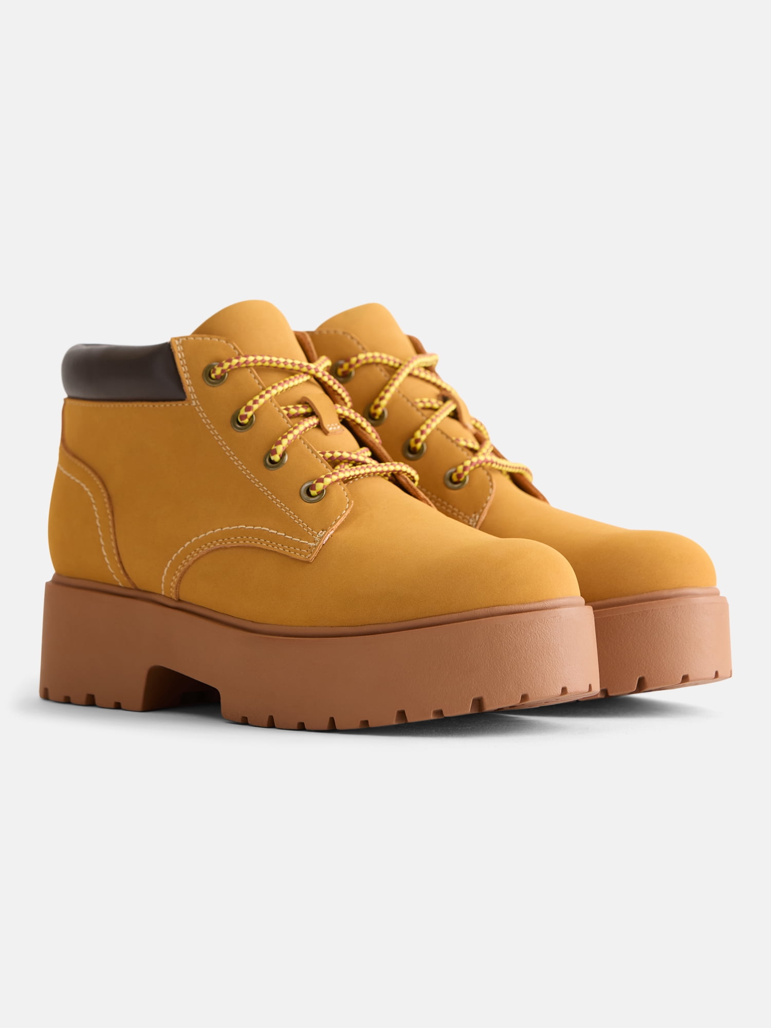 Weekend Academy Girls Platform Work Boots