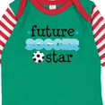 thumbnail image 4 of Inktastic Future Soccer Star Boys Long Sleeve Baby Bodysuit, 4 of 5