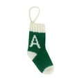 thumbnail image 2 of Hwkond Hanging Christmas Stockings Woolen Letter Christmas Stocking Ornament Christmas Stocking Ornament Letter Candy Stocking Ornament on Clearance, 2 of 6
