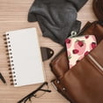 thumbnail image 5 of Bonitos tarjeteros para mujer con diseño de fresa y cremallera alrededor de la cartera delgada de piel sintética MFZFUKR BST3001801-2, 5 of 5
