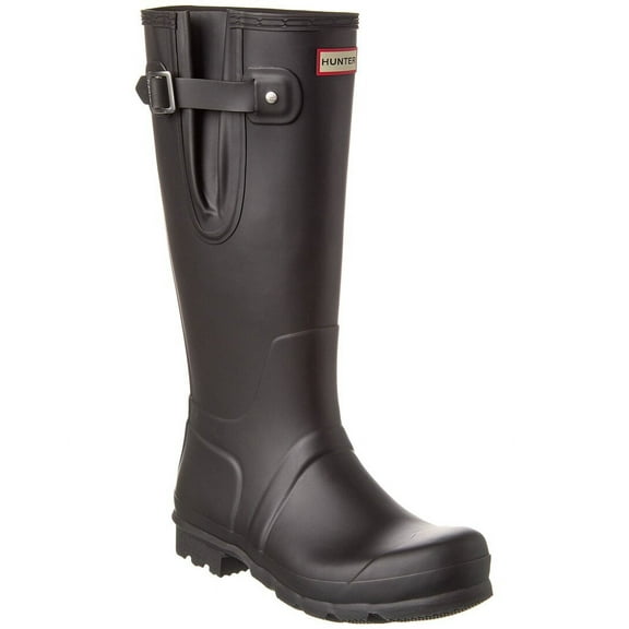 Hunter Downpour Tall Adjustable Wellington Boots, Black
