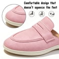 thumbnail image 3 of CHICVOMEY Mules & Clogs for Women Leather Womens Slip on Shoes Comfortable Casual Mules Shoes for Indoor Outdoor Business, 3 of 9