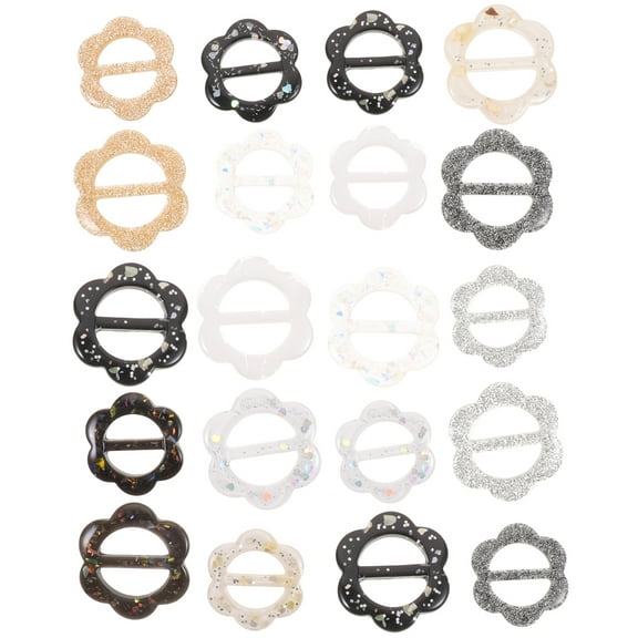 Milisten 20Pcs T Shirt Clips for Women Assorted Color Resin Buckles for Clothing Accessories Daily Use