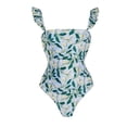 thumbnail image 3 of WILLBEST Traje de Baño Mujer 2 Piezas Traje de Baño Mujer 1 Pieza + 1 Pieza Cover Up Traje de Baño Estampado de Dos Piezas Monokini Bikini Trajes de Baño de 2 Piezas Conjunto de Tankini de Dos Piezas, 3 of 4