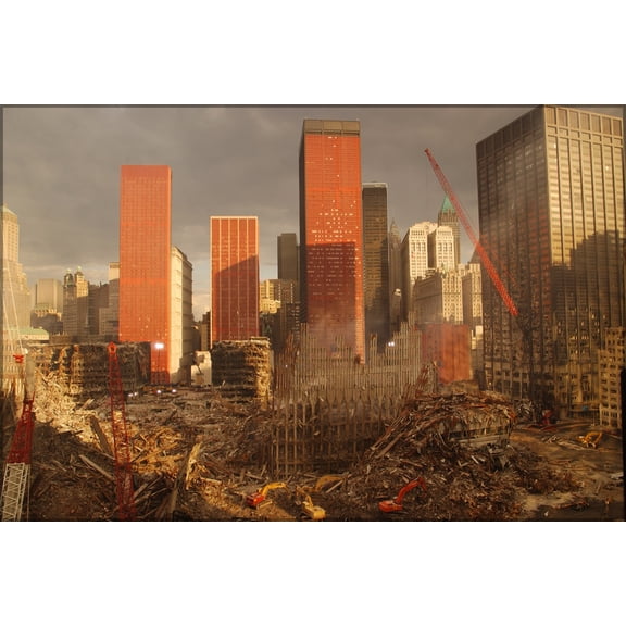 24"x36" Gallery Poster, world trade center p100