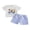 White Blue-Animal in Truck, variant on BemeyourBBs Toddler Baby Boy Birthday Outfit 6 12 18 24 Months 2 3 4 Years Baby Boy Summer Clothes Cute Animals Dinosaurs Embroidery Short Sleeve T Shirt Tops with Plaid Pockets Shorts 2Pcs Set