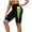 Green, variant on Inleife Womens High Waist Yoga Shorts Color Block Biker Shorts With Side Pockets Tummy Control Workout Leggings