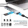 thumbnail image 4 of 8 In 1 Type-c Hub To Usb 3.0 Usb-c Hdmi Lan Rj45 Sd Tf Adapter For Macbook Laptop, 4 of 5