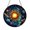 Acrylic 3.5 Inch, variant on Planetary Space Scene Stained Glass Style Suncatcher – Round Window Hanging