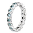 thumbnail image 5 of Aquamarine Sterling Silver Ring, 5 of 11