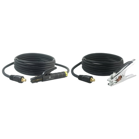 

300 Amp Welding Leads Assembly Set - Dinse 35-70 Connector - #1 AWG cable (25 FEET EACH LEAD)