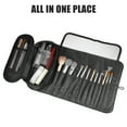thumbnail image 3 of Unique Bargains 1Pc Travel Makeup Bag Cosmetics Storage Bag Portable Waterproof Gray, 3 of 7