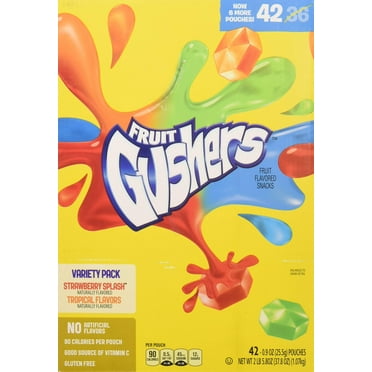 Fruit Gushers Variety Pack (0.9 Ounce, 42 Count)