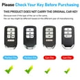thumbnail image 2 of Compatible with Honda Key Fob Cover, Key fob Case Shell for 2016-2022 Accord Pilot CRV 2016-2021 Civic 2019-2024 Passport 5 Buttons, Metal Shell & Soft Silicone Protection, 2 of 7