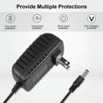 thumbnail image 4 of K-MAINS Compatible 12V AC Adapter Replacement for Suzuki Qchord QC1 Q Chord Omnichord OCA-1 OM-27 OM-36 OM-84, 4 of 4