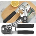 thumbnail image 4 of Abrelatas Manual Abridor Latas Acero Inoxidable Agarre Ergonómico para Hogar Cocina Camping Picnic, 4 of 4