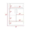 thumbnail image 4 of Nmkwnr 2 Door Pantry Cabinet with 1 Drawer and 2 Shelves, Perfect for Living Room, Kitchen, Dining Room, 4 of 6
