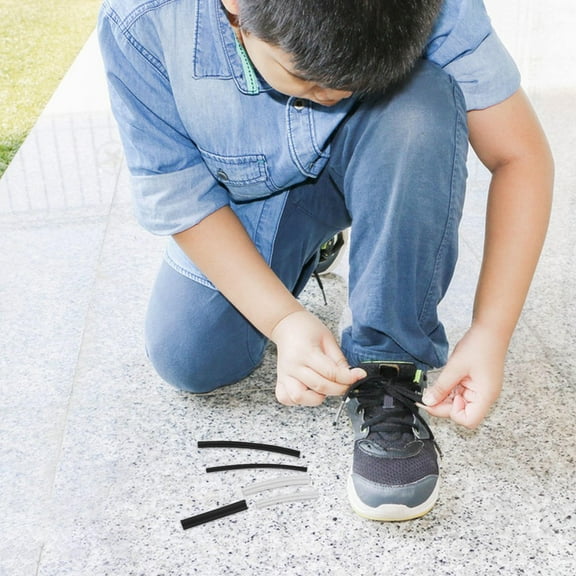 Raindrops 78pcs Clear Shoelace Ends Tips Replacement Caps for Shoe Laces Repair Tool