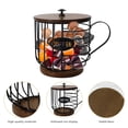 thumbnail image 4 of Soporte para cápsulas de café para tazas K, organizador de cápsulas de café con forma de taza, cesta de almacenamiento de cápsulas de café para barra de café, 4 of 5