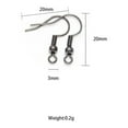 thumbnail image 2 of 100-200 DIY JEWELRY Making Findings Earring Hook Coil Ear Wire French Hook, 2 of 3