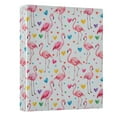 thumbnail image 2 of Three Ring Binder Flamingo Heart 1.5 Inch Round Binder D-Rings for Office Supplies and More, 2 of 10