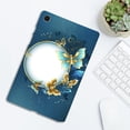 thumbnail image 3 of for Galaxy Tab A7 10.4" 2020 SM-T500 / SM-T505 Floral Pattern Case, Luxury Ultra Slim Flexible Lightweight Anti-Fingerprint Drop Protective Heat Dissipation with Soft TPU Cover, Butterfly Flower, 3 of 6