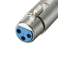 thumbnail image 3 of XLR	3-Pole Adapter,Microphone Cable Line Adapter,Gender Changer Coupler, 3, 3 of 3