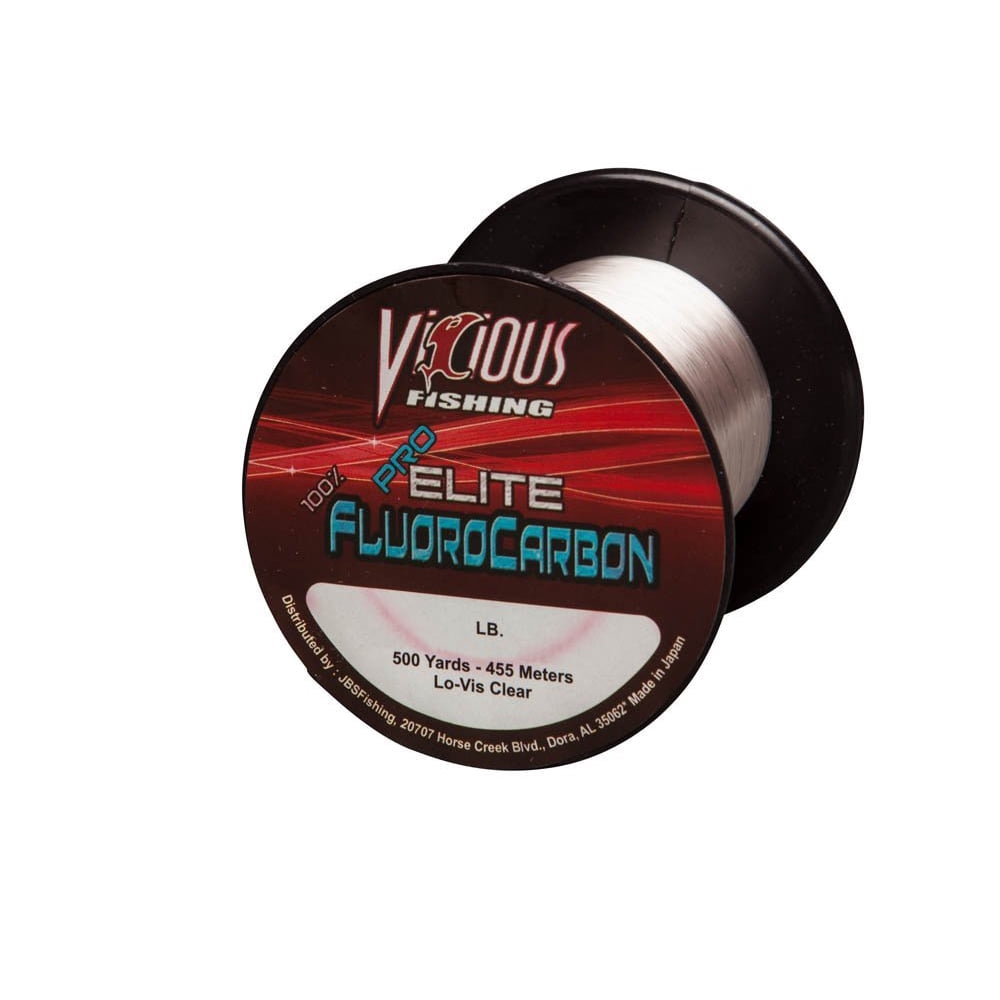 Vicious Pro Elite Fluorocarbon Fishing Line, 20 Pound, 200