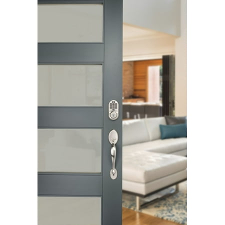 Kwikset - Halo Smart Lock Wi-Fi Replacement Deadbolt with App/Keypad/Key Access - Venetian Bronze
