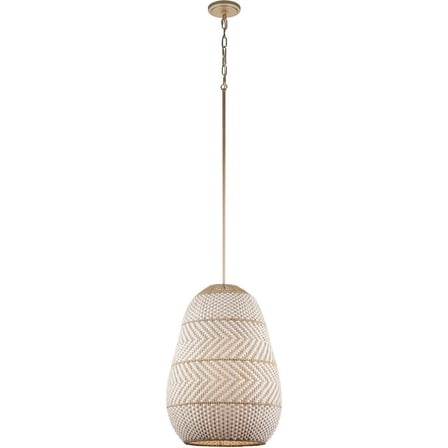 ZAN-9013-SG-Crystorama Lighting-Zanzibar - 3 Light Pendant-22.5 Inches Tall and 16 Inches Wide