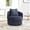 Navy, variant on New 30"W Modern Round 360° Swivel Barrel Accent Chair with Pillow, Chenille Upholstered Comfy Barrel Armchair Single Club Sofa Chair for Living Room,Bedroom, Reading Room, Balcony, Lounge,Beige