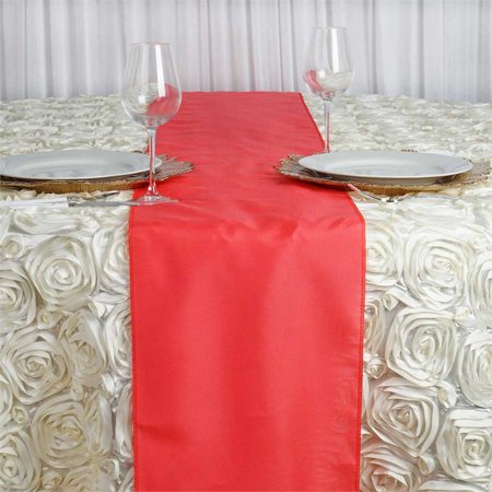 Balsacircle 12 X 108 Polyester Table Top Runner Wedding Party