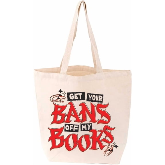Get Your Bans Off My Books Tote, (Hardcover)