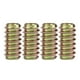 thumbnail image 4 of Tuercas rectas con dientes interiores y exteriores de hierro, surtido de muebles, tuerca de inserción roscada (M8*30 50PCS), 4 of 8