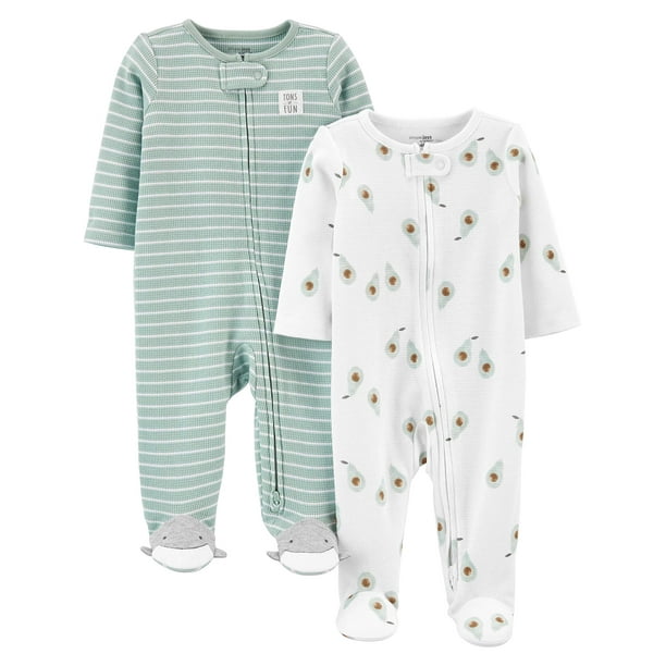 Baby Sleep and Play Simple Joys de Carter, de 0 a 3 meses, paquete de 2