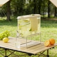 thumbnail image 7 of Hometravel Plastic Drink Dispenser with Spigot and Lid, 1 Gallon Large Capacity Cold Drink Container, BPA-Free Beverage Dispenser for Parties, BBQs, Everyday Home Use, Easy Pour Spigot, 7 of 7