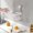 A, variant on Shower Hanging Plastic Hanging Storage Basket Hanging Shower Kitchen Ginger Garlic Vegetable Organizer Basket for Bathroom Kitchen Bath Toy Storage