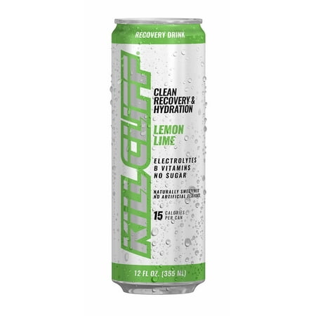 KILL CLIFF Recovery Drink, Lemon Lime, 12 Fl Oz, 4 Ct