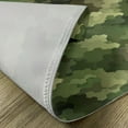 thumbnail image 5 of Ambesonne Camo Place Mats Set of 4, Glass Effect Abstract, Standard Size, Pale Green Brown Green, 5 of 6