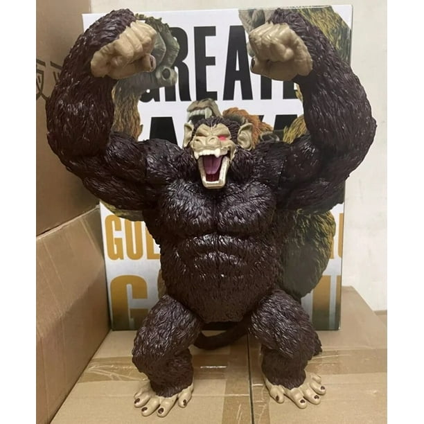 Figura de Anime de Dragon Ball para niños, versión teatral, se convierte en un gorila de Ape dorado, Vegeta, Goku, estatua, modelo, adorno, regalos de navidad