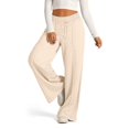 thumbnail image 2 of Chroia Women Linen Pants Wide Leg Casual Palazzo Pants Cotton Linen Lounge Beach Summer Pants with Pockets, 2 of 5