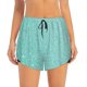 thumbnail image 2 of Balery Teal Turquoise Glitter Pantalones cortos deportivos para mujer con forro y dos bolsillos, elásticos, para entrenamiento, gimnasio, yoga-Large, 2 of 7