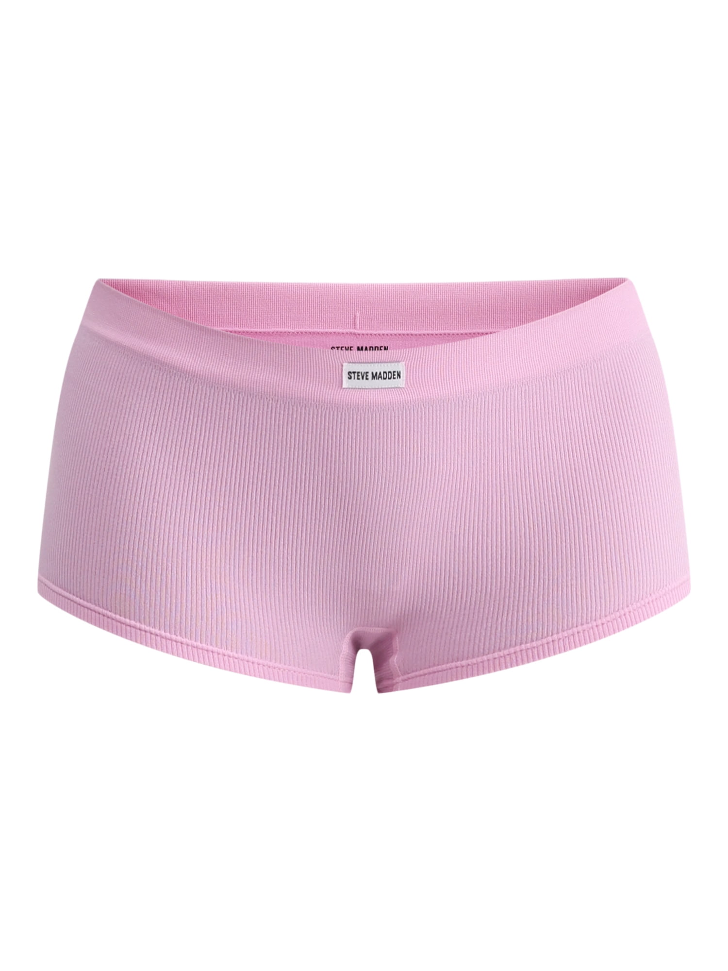Steve Madden Women's Seamless Boyshort Panties, 5-Pack, Sizes S-XL