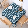 thumbnail image 2 of Smiling Ghosts Halloween Pattern Square Tablecloth,Waterproof Square Table Cover,Wipeable Spillproof Washable Table Cover for Home Kitchen Party Decor 42"X42"(107x107cm), 2 of 6