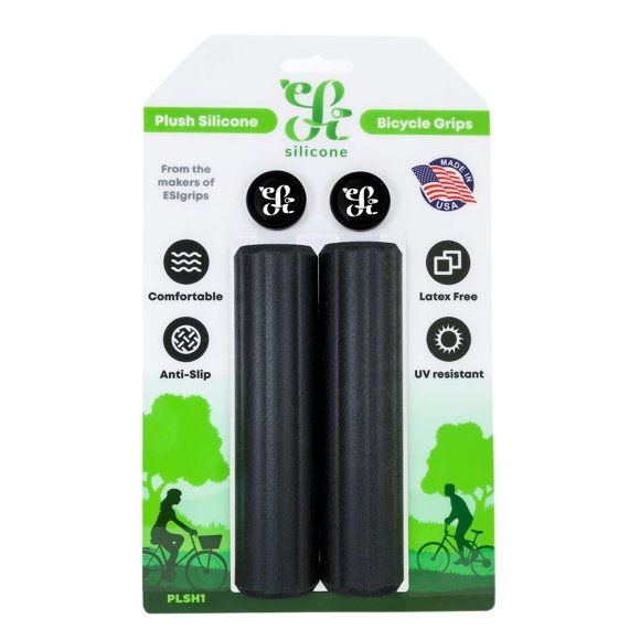 Plush Silicone Bicycle Grips