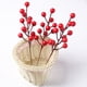 thumbnail image 4 of 20 Ramo de bayas artificiales Rama de bayas rojas Dos, Bayas rojas artificiales Rama de bayas rojas de Navidad Tronco, Rama de bayas artificiales para boda de Navidad Adepaton LKX-2081, 4 of 9